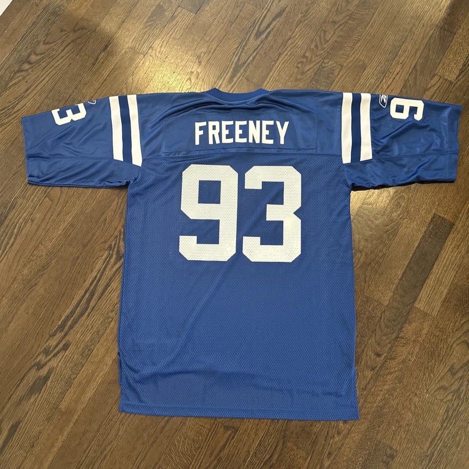Camiseta deportiva grande de los Indianapolis Colts Dwight Freeny para hombre azul Reebok Foto 3 de 4