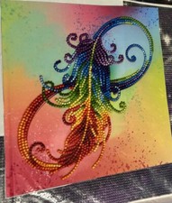 completed diamond painting finished
