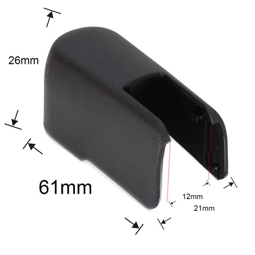 Tailgate Window Rear Wiper Arm Nut Cover Cap Rustproof For Subaru Forester XV - Picture 4 of 6