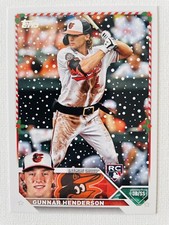 2023 Topps Holiday Gunnar Henderson Rookie Christmas Belt Super Rare SP code#516