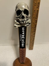IRON HORSE BREWING QUILTER’S IRISH DEATH draft beer tap handle. WASHINGTON