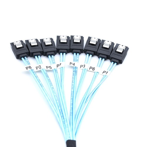 4/6/8 SATA to 4/6/8 4.0 Female 90/180 Degree for Server Computer Host SSD SATA - Picture 20 of 26