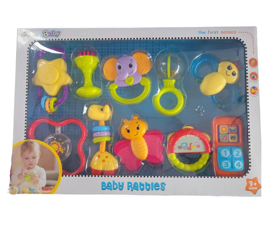 BABY RATTLES & TEETHER 10pcs - Image 2 of 3