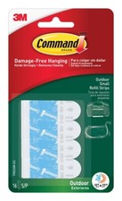 3M Command Small Foam Refill Strips 1.813 in. L 16 pk (Pack of 12) 3.42 per strip