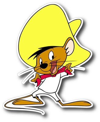 #ad SPEEDY GONZALES FUNNY DECAL STICKER 3M USA TRUCK VEHICLE WINDOW WALL CARTOON $110.87