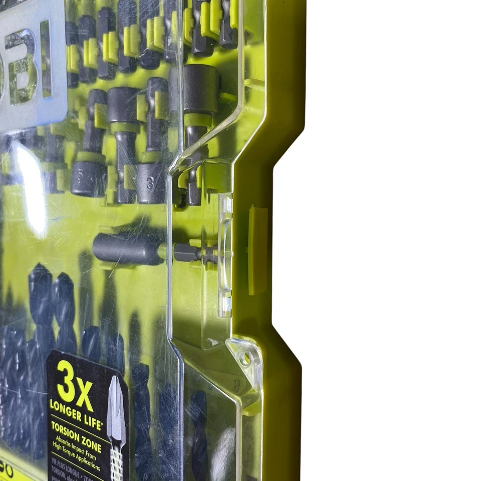 Kit conjunto de brocas e brocas de impacto Ryobi A989504 CONJUNTO INCOMPLETO - Imagem 2 de 4