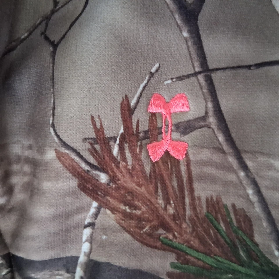Under Armour RealTree Camouflage Fleece Lined Full Zip Hooded Jacket - Womens XL - Image 3 of 4