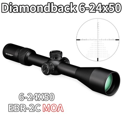 #ad Vortex Dbk 10028 Diamondback Tactical 6 24x50 FFP EBR 2C MOA Reticle 30mm $249.92