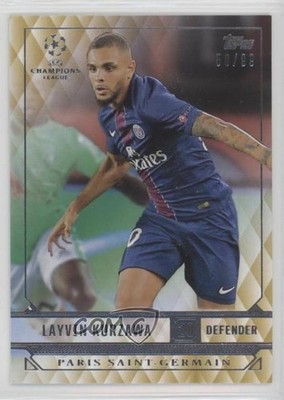 2016-17 UEFA Champions League Showcase Gold 50/99 Layvin Kurzawa Rookie RC 0f5o