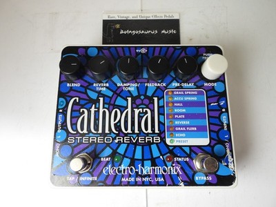 Electro Harmonix Cathedral Stereo Reverb Effects Pedal Free USA S&H