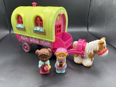 ELC Happyland Roaming Rose alter Stil Zigeunerwagen Wohnwagen Spielzeug Spielset & Figuren