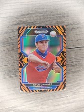 2022 Panini Prizm Draft Picks - Kyle Crigger #PDP202 Tiger Stripe Prizm /99 (RC)