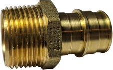 2 Pieces  3/4" Pex a Expansion X 3/4" Male NPT Adapter