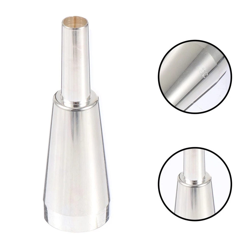 1 PZ Tromba Boccaglio 3C Dimensioni Boccaglio placcato argento per tromba - Immagine 3 di 4
