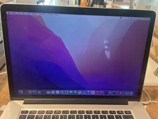Apple MacBook Pro 15in i7 2.2GHz 16GB RAM 512GB SSD Monterey Silver