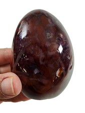 Carnelian Agate Polished Freestand Stone Madagascar 210.3 grams.
