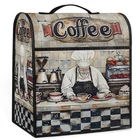 Kitchen Aid Mixer Cover Coffee Chef Pattern Stand Mixer Dust Cover 5-8 Quart ...