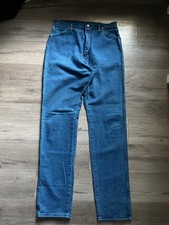 VINTAGE 1980s Blue Overdyed Wrangler Denim Jeans 32W L35 COWBOY WESTERNCORE