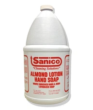 Case of 4 Gallons Sanico Almond Lotion Hand Soap - Gal.