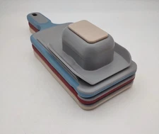 Kuhn Rikon Set of 3 Nesting Double Edge Slicer & Grater Set K92192 FARMHOUSE