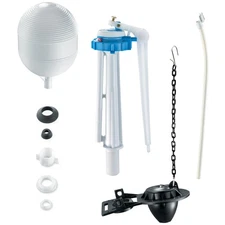 Complete Toilet Repair Kit with Fill Valve and Flapper