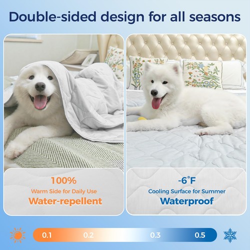 Cooling Blanket for Dogs, Large Dog Cooling Mat Q-Max 0.5, Durable&Versatile ... - Bild 6 von 9