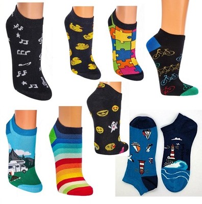  100 Paar lustige Sneaker Socken Restposten aus Geschäftsaufgabe