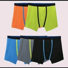Boys' 5pk Breathable Micro-Mesh Boxer Briefs Size Medium 8/10 Fruit of The Loom