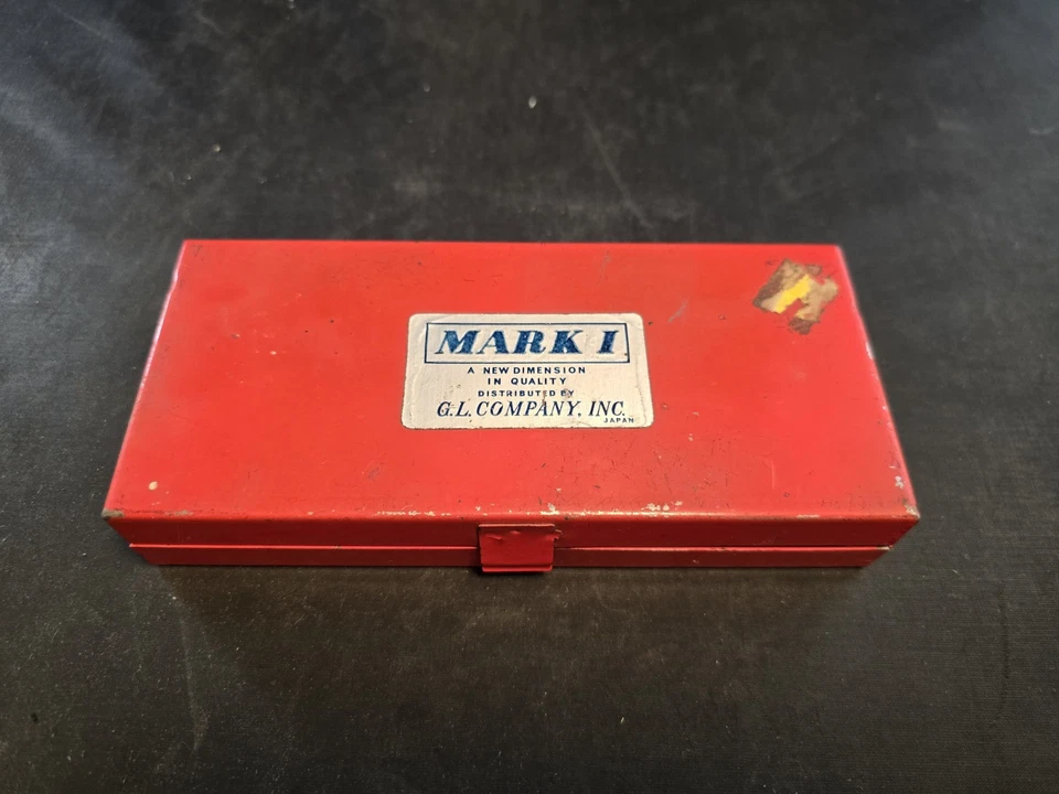 Socket Wrench Set 16 Pc. Mark I No. 1162 1/4" Drive Japan G.L. Co. Los Angeles  - Image 2 of 4