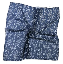 Unisex Cotton Square Bandanas Scarves 24x24 inch Paisley Print Headwrap