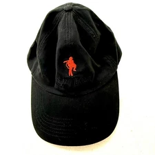 Captain Morgan Hat Black With Red Embroidery Black Adjustable Hat Harper & Scott