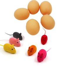 12 Pcs Plush Mouse Cat Toys Pet Toys Funny Rat Toys for Cat Dog Playing