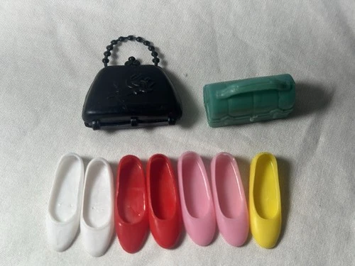 Vintage Skipper FLATS SHOE Lot of 3 Pair Japan & Hong Kong Red, White, Pink