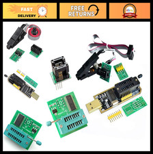 USB EEPROM BIOS Programmer CH341A with SOIC8 Clip Adapters for 24/25 Series Fl