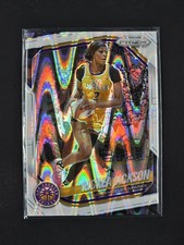2025 Panini Prizm WNBA White Seismic Prizm #118 Rickea Jackson