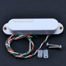 Open Box Lace Sensor Hot Gold Mid/Neck Single Coil Guitar Pickup White