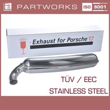 Endschalldämpfer für PORSCHE 911 2.7 ab '76- 3.0 SC 3.2 Auspuff Endtopf 84mm