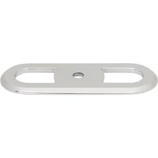 Top Knobs TK3351PC Brockwell 2 3/4" C-to-C Pull Backplate Polished Chrome