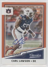 2017 Panini Classics Rookies 14/25 Carl Lawson #212 Rookie Auto RC 0l7n
