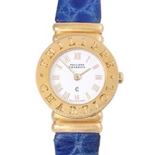 Philippe Charriol Saint Tropez Damen Gold Uhr Perlmutt Zifferblatt Ref 7007901