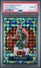2020-21 Panini Mosaic - Stained Glass Luka Dončić #9 PSA 10