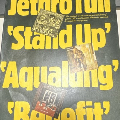 Jethro Tull Stand Up Aqualong Benefit Songbook - 65 Seiten