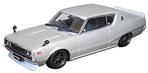 DISM 1/43 KGC110 Kenmeri Skyline Модель автомобиля Nissan серебристого металлика в нестандартном стиле