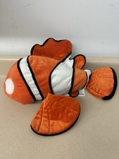 Disney Store Pixar Finding Nemo Plush 18 In Stuffed Animal Fish Orange Toy Clean