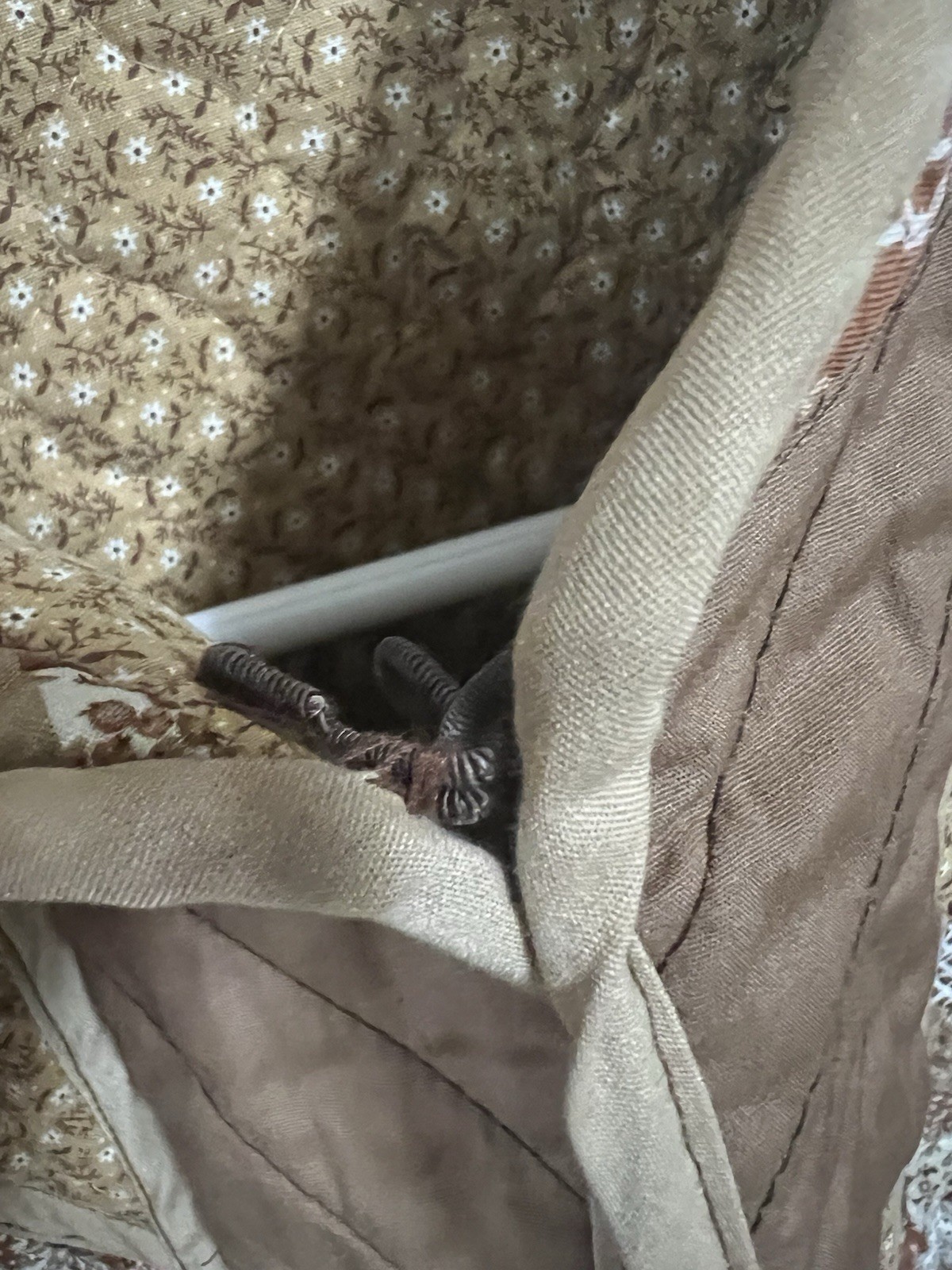 Handmade Patchwork Quilt Quilted Jacket Women XS … - image 7