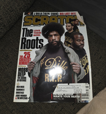 Scratch Magazine April 2006 The Roots J Dilla Tribute Jerry Wonder Rick Rock