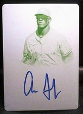 2013 BOWMAN STERLING AARON JUDGE AUTOGRAPH YELLOW PRINTING PLATE RC 1/1 RARE