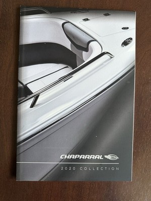 New 2020 Chaparral Boat Brochure SSi Suncoast SSX OSX Surf
