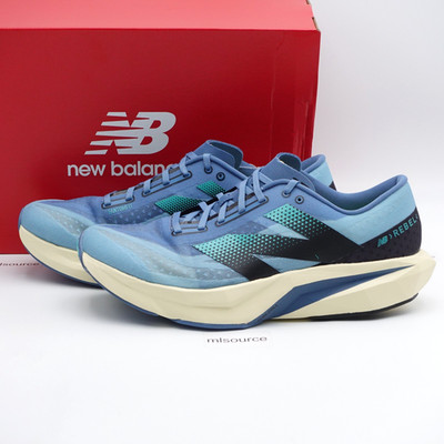 New Balance Men's WIDE 2E FuelCell Rebel v4 Running Shoes MFCXCH4 Heron Blue