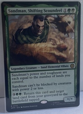 Sandman, Shifting Scoundrel 112  Marvel's Spider-Man (SPM) MTG engl.